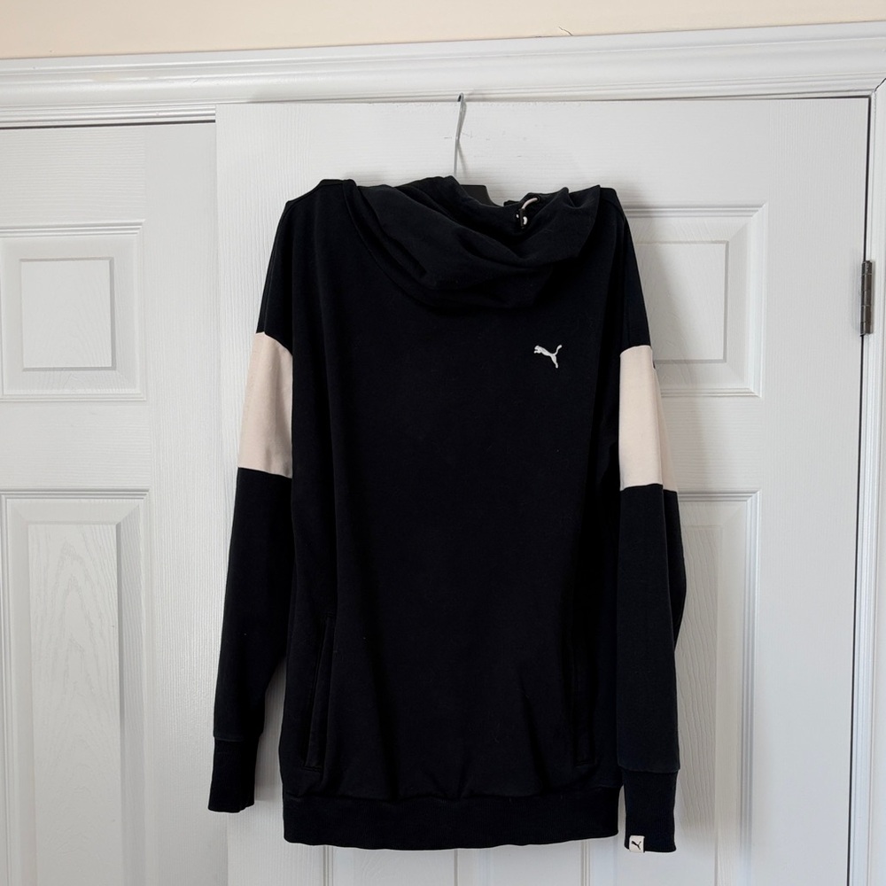Puma Black Cowl Hoodie